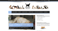 Desktop Screenshot of dogrescuecarcassonne.co.uk